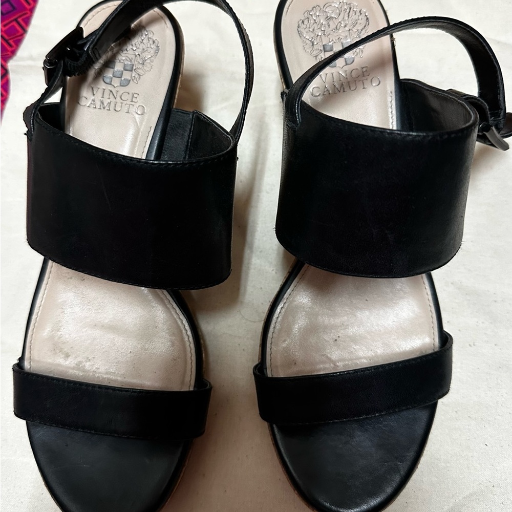 Vince Camuto Elegant Black Sandals